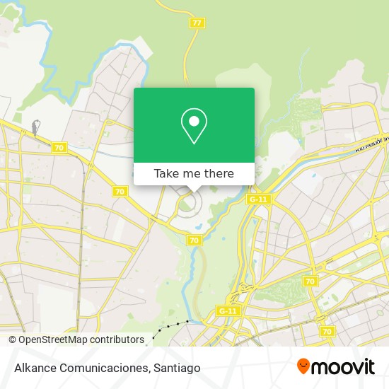 Alkance Comunicaciones map