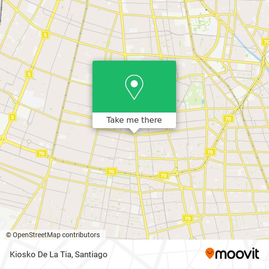 Mapa de Kiosko De La Tia
