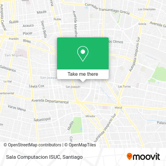 Sala Computacion ISUC map