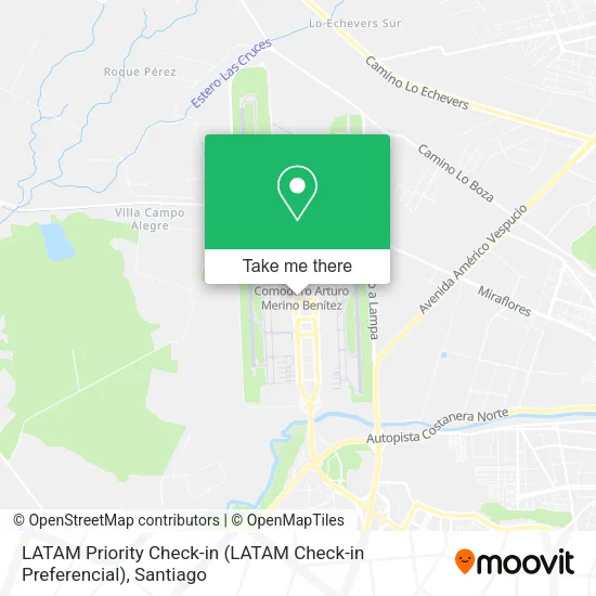 LATAM Priority Check-in map