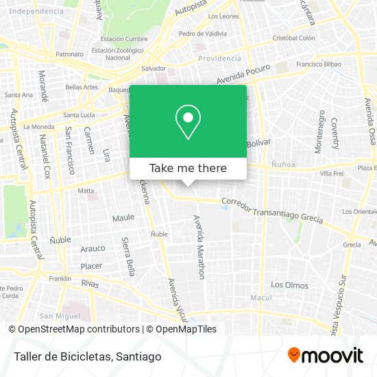 Mapa de Taller de Bicicletas