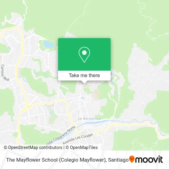 The Mayflower School (Colegio Mayflower) map