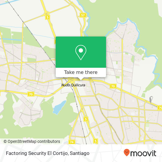 Mapa de Factoring Security El Cortijo