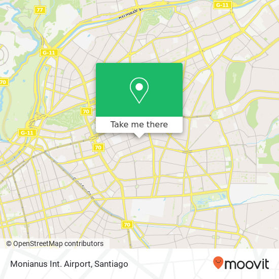 Monianus Int. Airport map