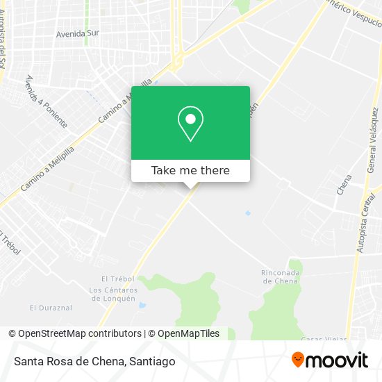 Santa Rosa de Chena map