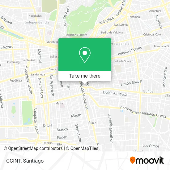 CCINT map
