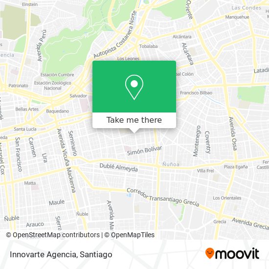 Innovarte Agencia map