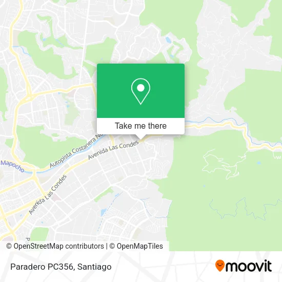 Paradero PC356 map