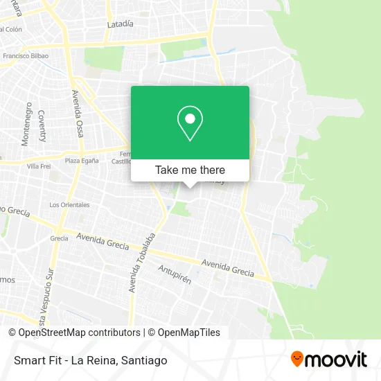 Smart Fit - La Reina map