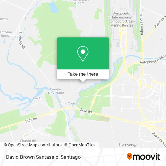 David Brown Santasalo map