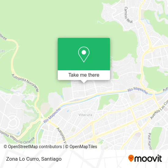 Zona Lo Curro map