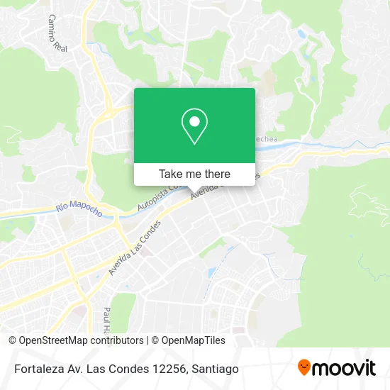 Fortaleza Av. Las Condes 12256 map