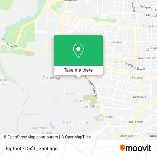 Bigfoot - Dafiti map