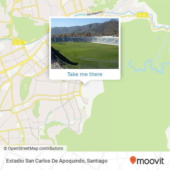 Estadio San Carlos De Apoquindo map