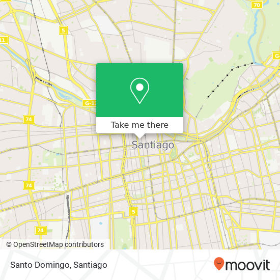 Santo Domingo map