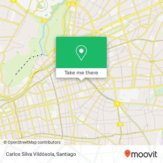 Carlos Silva Vildósola map