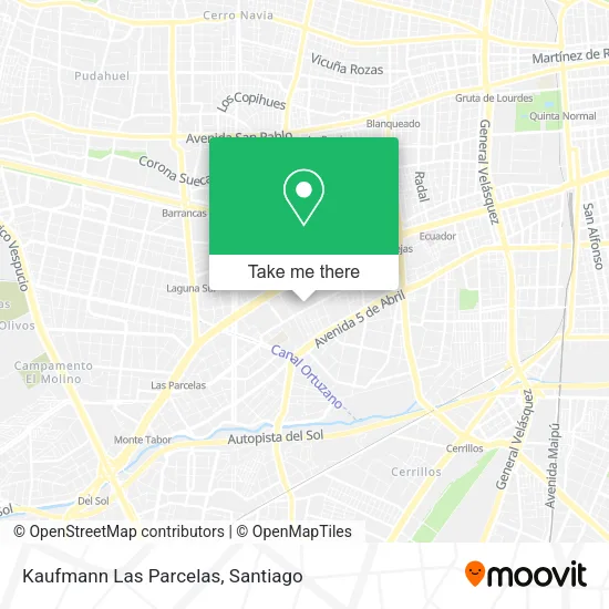Kaufmann Las Parcelas map