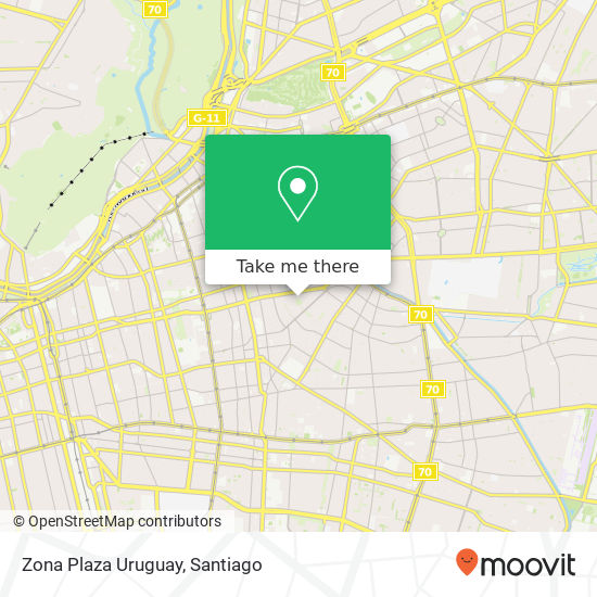 Zona Plaza Uruguay map