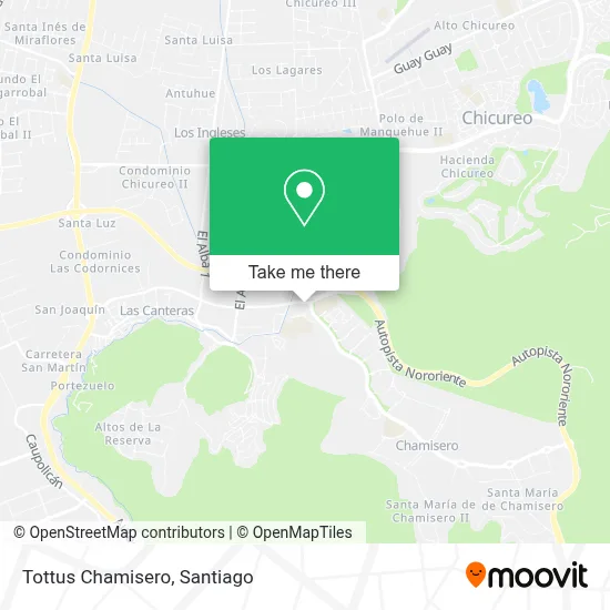 Tottus Chamisero map
