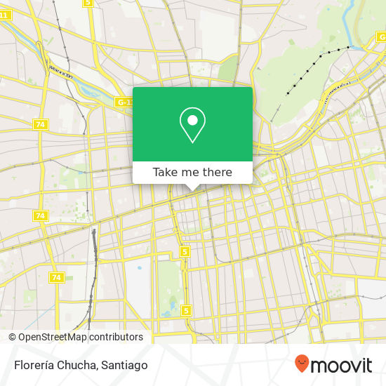 Florería Chucha map
