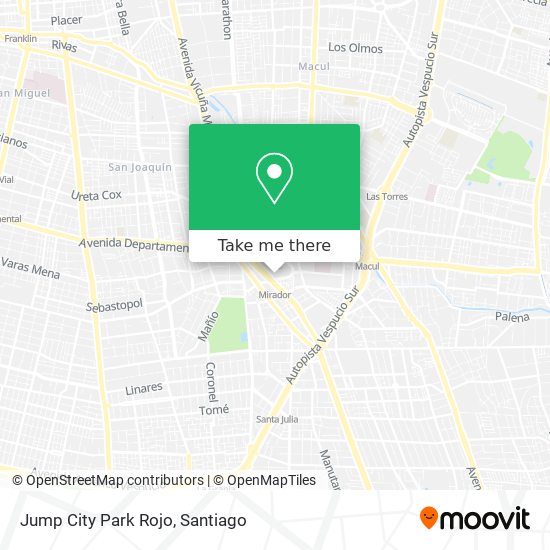 Jump City Park Rojo map