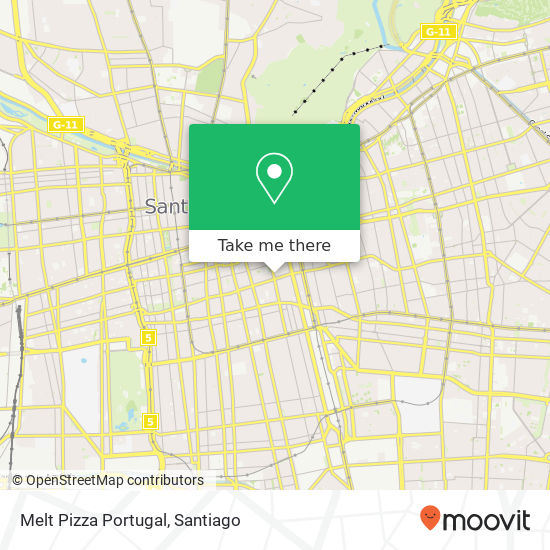 Melt Pizza Portugal map