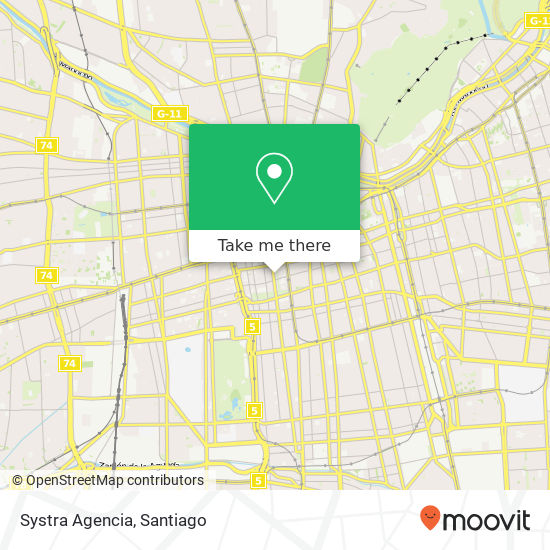 Systra Agencia map