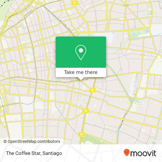 Mapa de The Coffee Star