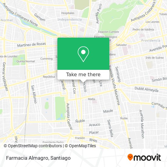 Farmacia Almagro map
