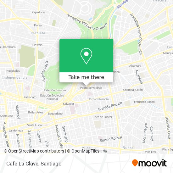 Cafe La Clave map