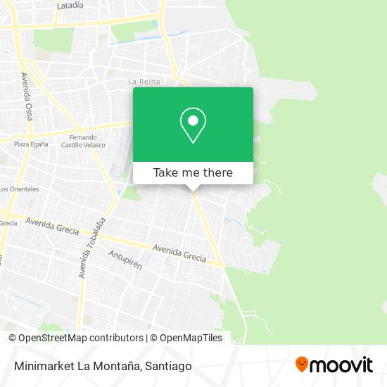 Minimarket La Montaña map