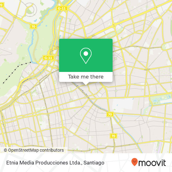 Etnia Media Producciones Ltda. map