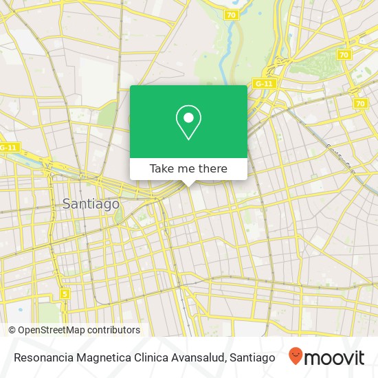 Resonancia Magnetica Clinica Avansalud map