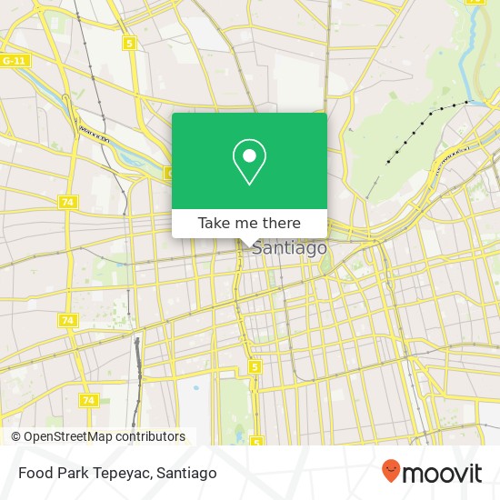 Food Park Tepeyac map