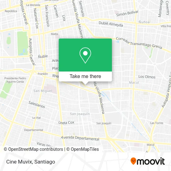 Cine Muvix map