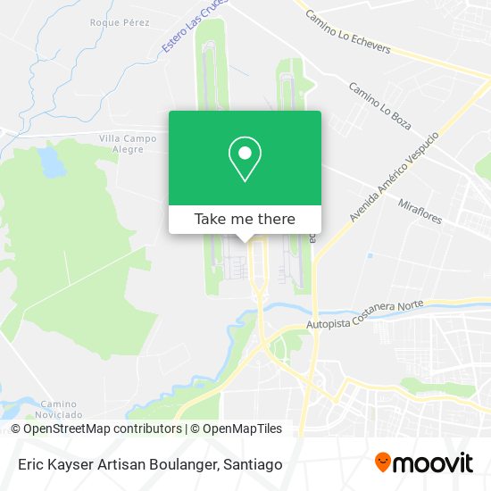 Eric Kayser Artisan Boulanger map