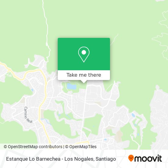 Mapa de Estanque Lo Barnechea - Los Nogales