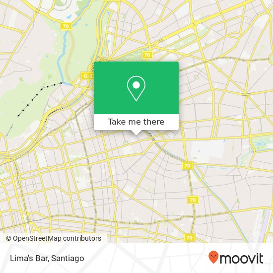 Lima's Bar map