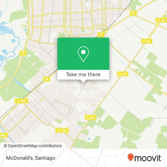 McDonald's map