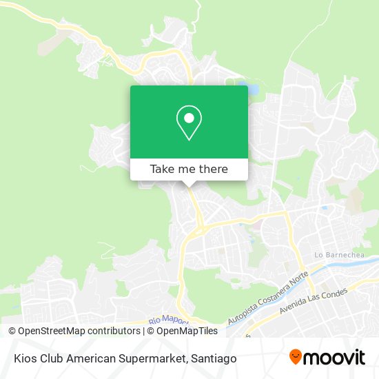 Kios Club American Supermarket map