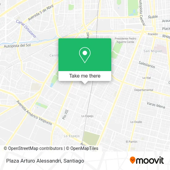 Plaza Arturo Alessandri map