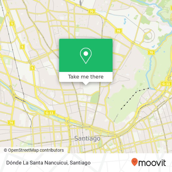 Dónde La Santa Nancuicui map