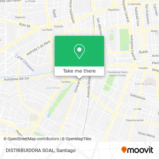 DISTRIBUIDORA SOAL map