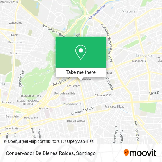 Conservador De Bienes Raices map