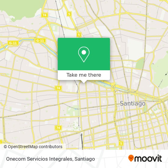 Onecom Servicios Integrales map