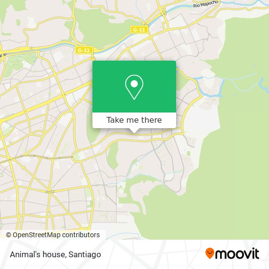 Animal's house map