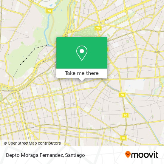 Depto Moraga Fernandez map