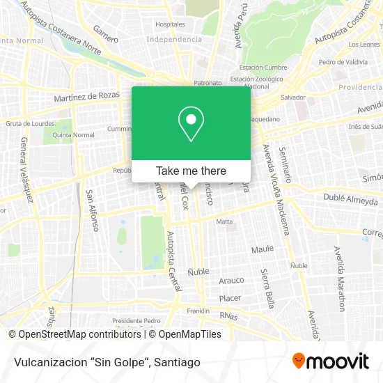 Vulcanizacion “Sin Golpe“ map