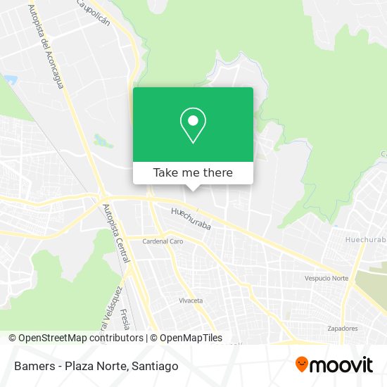 Bamers - Plaza Norte map