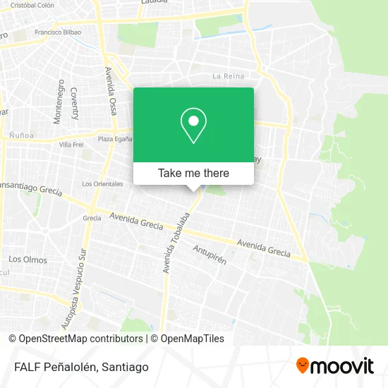 FALF Peñalolén map